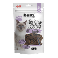 PRZYSMAKI DLA KOTA BULTI Jerky Sticks bogate w jagnięcinę dla kota 60g