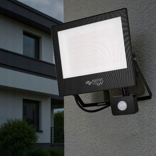 HALOGEN LED z czujnikiem ruchu naświetlacz lampa 50W 4500K ZEWNĘTRZNY na Arena.pl