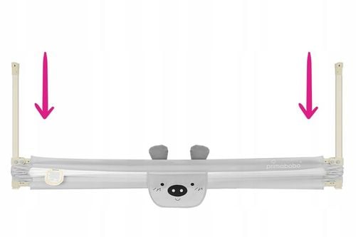 PRIMABOBO Barierka ochronna do łóżka MIŚ 180cm SKŁADANA, dla dzieci na Arena.pl