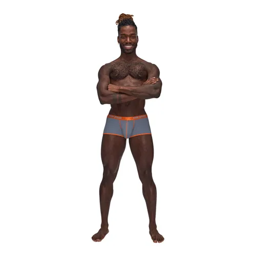 male power uplift mini short xl szorty z satynowym paskiem czarne na Arena.pl