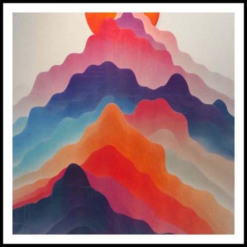 Plakat 70x70cm Gama Gór na Arena.pl