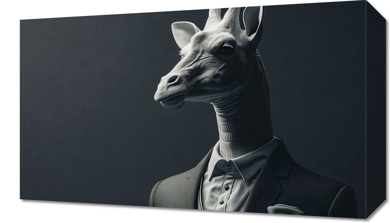 Obraz 50x30cm Żyrafa na Wyjściu zdjęcie 1