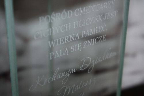 ZNICZ z grawerem dla Mamy Wszystkich Świętych na Arena.pl