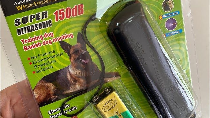 ODSTRASZACZ PSÓW ULTRADŹWIĘKOWY TRESER LATARKA 3W1 150 db + Bateria 9V zdjęcie 7