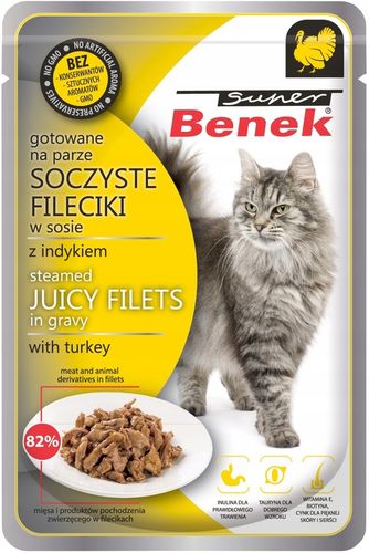 Benek Fileciki Saszetki dla kota 28x Mix Smaków Mokra Karma dla kota na Arena.pl