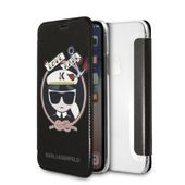 Karl Lagerfeld KLFLBKPXKSB iPhone X/Xs czarny/black bookcase Signature