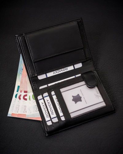 duży portfel męski ze skóry ekologicznej - 4u cavaldi na Arena.pl