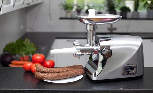 Maszynka do mięsa BERLINGER 2200W metalowa obudowa z regulacją obrotów na Arena.pl