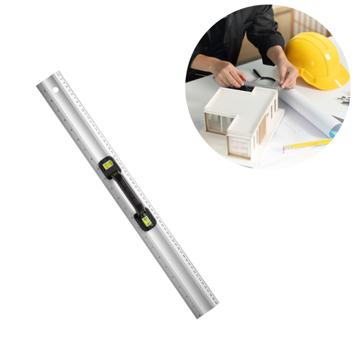 PRZYMIAR LINIOWY 600 MM Z UCHWYTEM PLASTIKOWYM POZIOMICA na Arena.pl