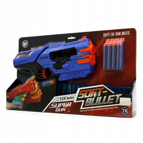 PISTOLET SOFT BULLET KARABIN + 12 STRZAŁEK DO NERF zdjęcie 1