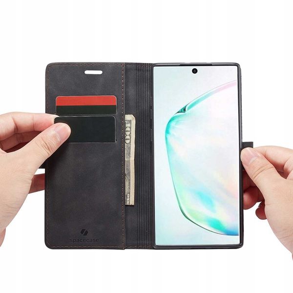 Spacecase Wallet Galaxy Note 10+ Black zdjęcie 14