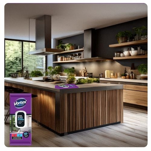 VORTEX Chusteczki nawilżane do luster i szkła , flip top ,48 sztuk na Arena.pl