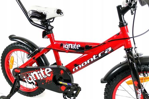 Rower dziecięcy SIrox Montra Ignite koło 16 " czerwony na Arena.pl