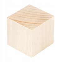 KOSTKA drewniana klocki surowe 30x30mm 20szt.