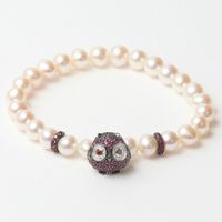Bransoletka Damska Lancaster JLA-BR-OWL-5-WH 16 mm
