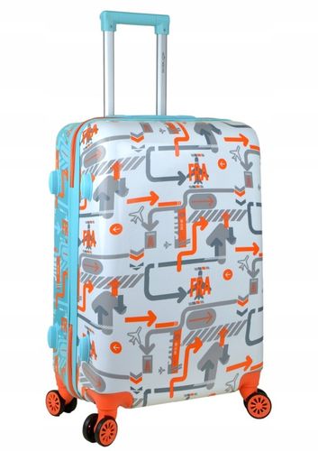 Średnia walizka na kółkach SUNBAG Fly360 Dual Color na Arena.pl