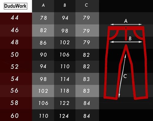 SPODNIE ROBOCZE BHP DuduWork Czarne Elastyczne 60 na Arena.pl