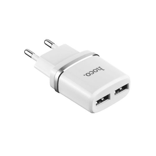 HOCO C12 2-PORT NETWORK CHARGER WHITE na Arena.pl