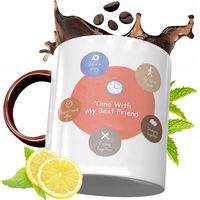 Kubek Bordowy Dla Przyjaciela Na Urodziny Prezent Z Nadrukiem Ze Zdjęciem