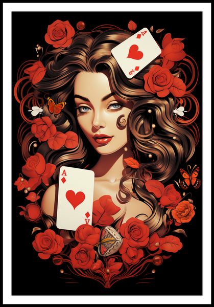 Plakat 68x101cm Różany Hazard zdjęcie 3