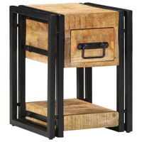 Szafka Nocna Brązowy 30 x 30 x 40 cm lite drewno mango