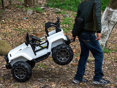 Duże Auto J E E P Hellcat miękkie koła EVA PA0123 na Arena.pl