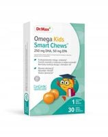 Omega Kids Smart Chews Dr.Max żelki o smaku pomarańczowo-cytrynowym 30 szt