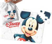 PUZZLE - MYSZKA MICKEY MIKI WZORY Z BAJEK PREZENT DLA DZIECI 110EL WORECZEK