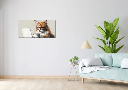 Obraz 90x40cm Nie przed Kawusią na Arena.pl