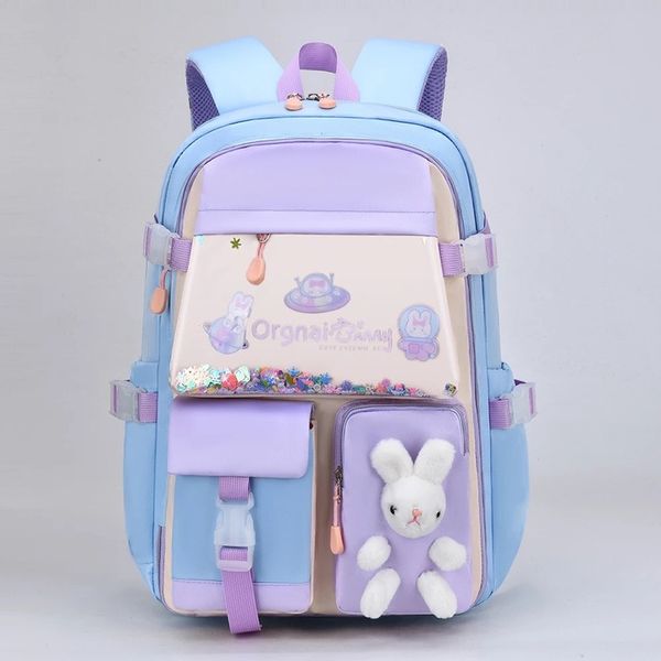 PLECAK SZKOLNY TORNISTER PIÓRNIK KRÓLIK ZAJĄC DLA DZIEWCZYNKI BN 180 kl 1-3 zdjęcie 2