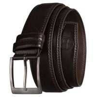 brązowy, męski pasek ze skóry ekologicznej- peterson 95