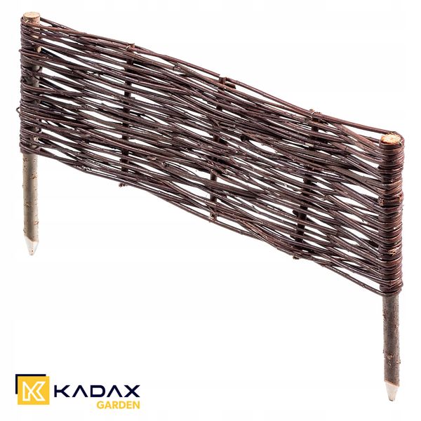 Palisada Ogrodowa 60x30cm Obrzeże Płotek Wiklinowy zdjęcie 7