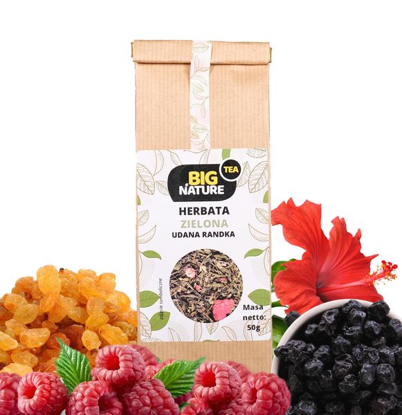 Herbata zielona UDANA RANDKA 50g zdjęcie 1