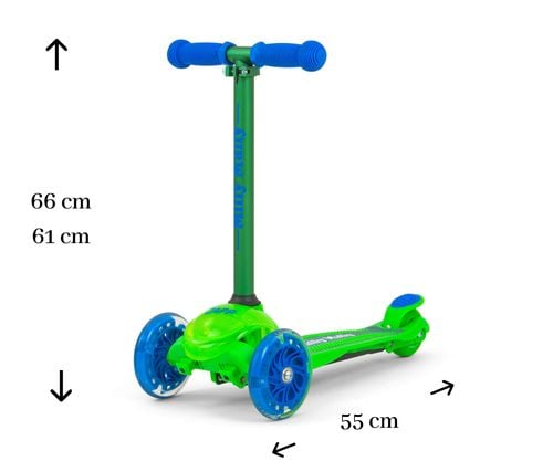 Milly Mally Scooter Zapp Green na Arena.pl