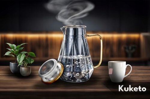 DZBANEK DO HERBATY szklany ZAPARZACZ Z SITEM FILTREM Kuketo Crystal 1500ml na Arena.pl