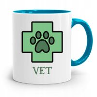 Kubek Błękitny Weterynarza Vet Prezent Z Nadrukiem Ze Zdjęciem