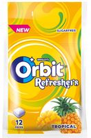 15 x Orbit Refreshers Tropical Guma do żucia bez cukru 26 g