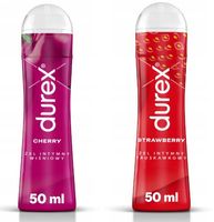 DUREX Owocowy Zestaw Mix 2X Żel Intymny 50ml Truskawka Wiśnia