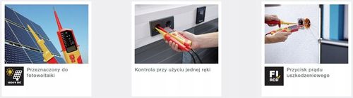 TESTER NAPIĘCIA I CIĄGŁOŚCI OBWODU 0.51000V AC, CAT IV 45217 WIHA na Arena.pl