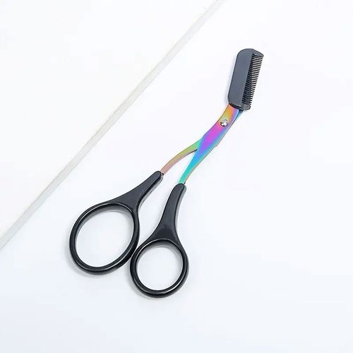 Nożyczki do przycinania brwi z grzebieniem Regulacja stylu przycinania brwi na Arena.pl