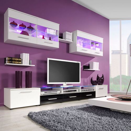 COMO 1 meblościanka wysoki połysk na Arena.pl