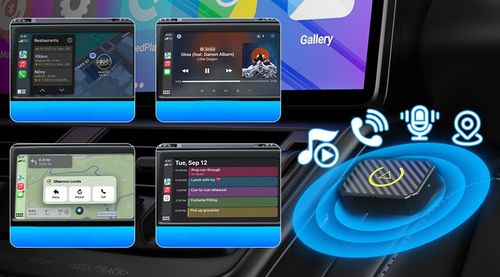 BEZPRZEWODOWY ADAPTER ANDROID AUTO CARPLAY 2 W 1 PLUG AND PLAY MINI na Arena.pl