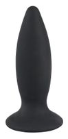 korek analny wibrujący black velvets silikonowy usb 11 cm