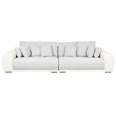 Sofa 4-osobowa jasnobeżowa TORPO