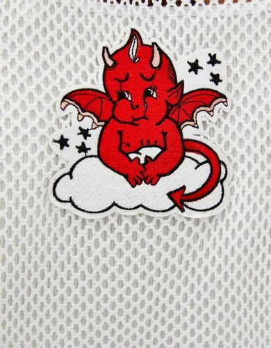 G56H03 KOSZULA BIAŁA NASZYWKI SIATECZKA BERSHKA M na Arena.pl