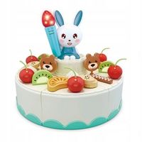 WOOPIE Cukiernia Tort Urodzinowy do Krojenia + Zestaw do Herbaty 85 el.