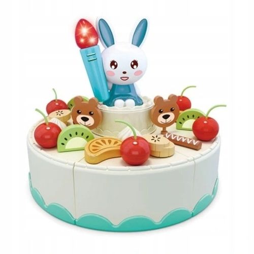 WOOPIE Cukiernia Tort Urodzinowy do Krojenia + Zestaw do Herbaty 85 el. na Arena.pl