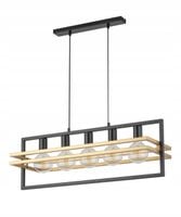 LAMPA WISZĄCA SIGMA MERCI 32395 CZARNY / ZŁOTY