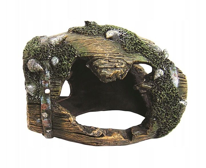 HAPPET OZDOBA DO AKWARIUM R015 BECZKA 9cm zdjęcie 1