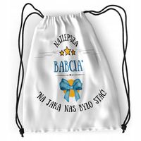 Plecak Dla Babci Sportowy Szkolny Worek Torba Z Nadrukiem Ze Zdjęciem